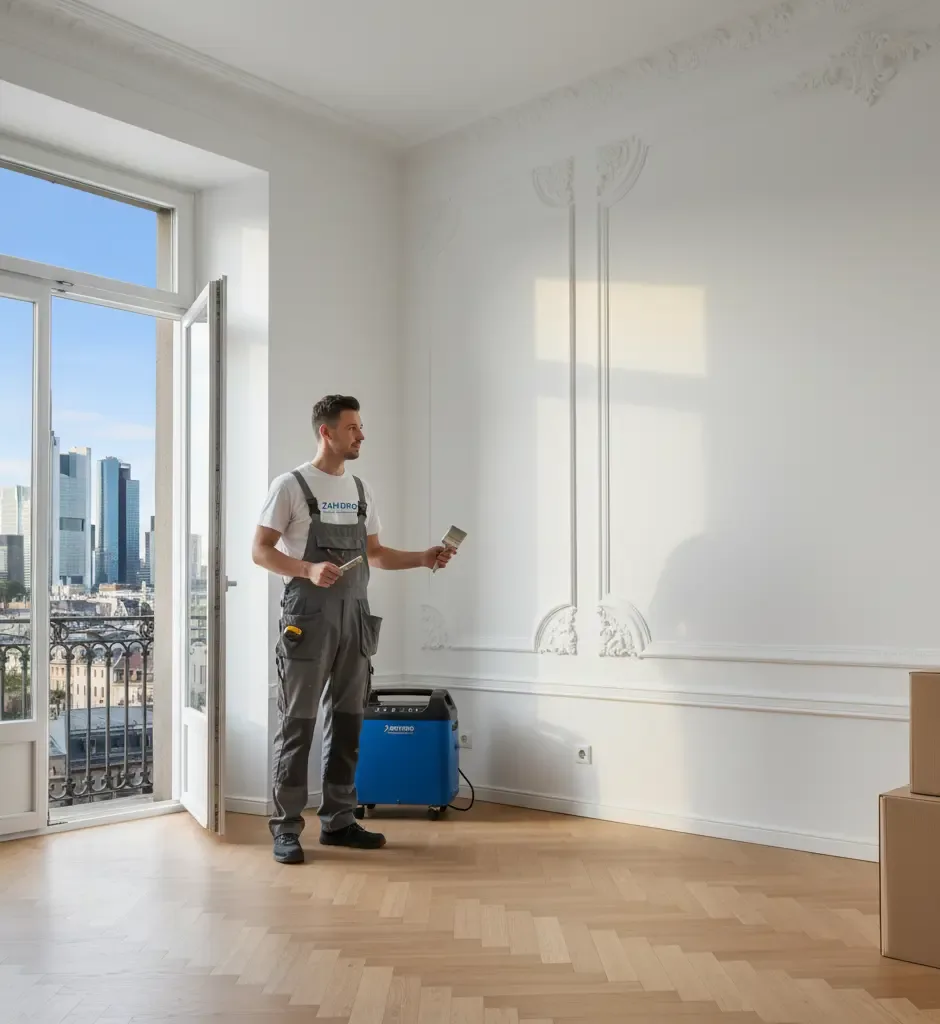 Wasserschadensanierung Frankfurt: Meisterbetrieb für Endsanierung, Malerarbeiten und Wiederherstellung.